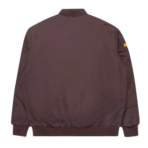 Hawthorn Hawks Brown Bomber Full Snap Jacket