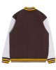 Hawthorn Hawks Brown Gray Varsity Fleece Jacket