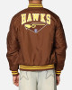 Hawthorn Hawks Team Brown Bomber Jacket Hawthorn Hawks Team Brown Bomber Jacket