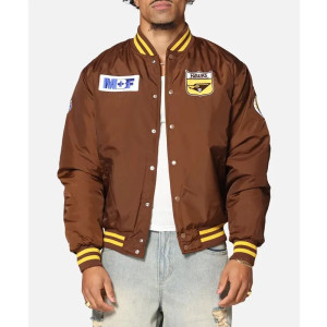 Hawthorn Hawks Team Brown Bomber Jacket