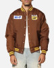 Hawthorn Hawks Team Brown Bomber Jacket Hawthorn Hawks Team Brown Bomber Jacket