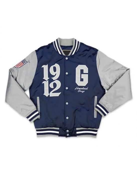 Homestead Grays Navy and Gray Jacket