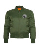 House X Techno Crssd Bomber Green Jacket House X Techno Crssd Bomber Green Jacket
