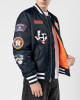 Houston Astros Full-Zip Navy Bomber Jacket