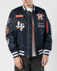 Houston Astros Full-Zip Navy Bomber Jacket
