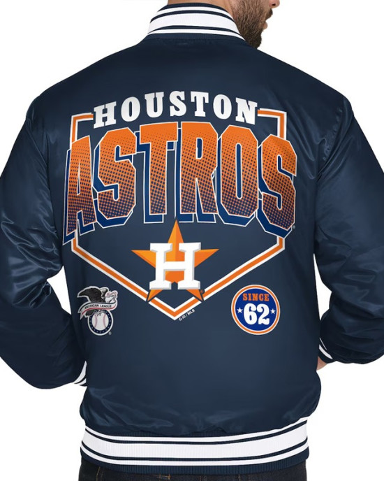 Houston Astros Home Plate Printed Graphic Jacket