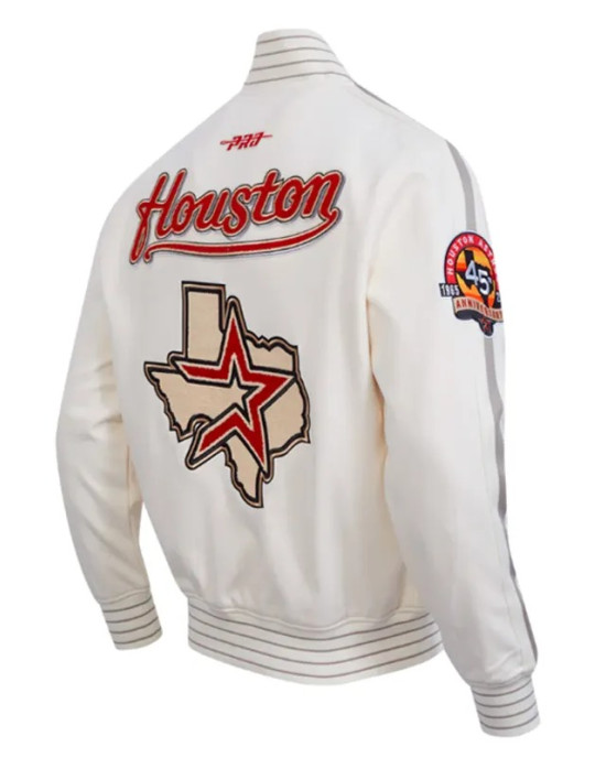Houston Astros Logo Game Day Eggshell Jacket Houston Astros Logo Game Day Eggshell Jacket
