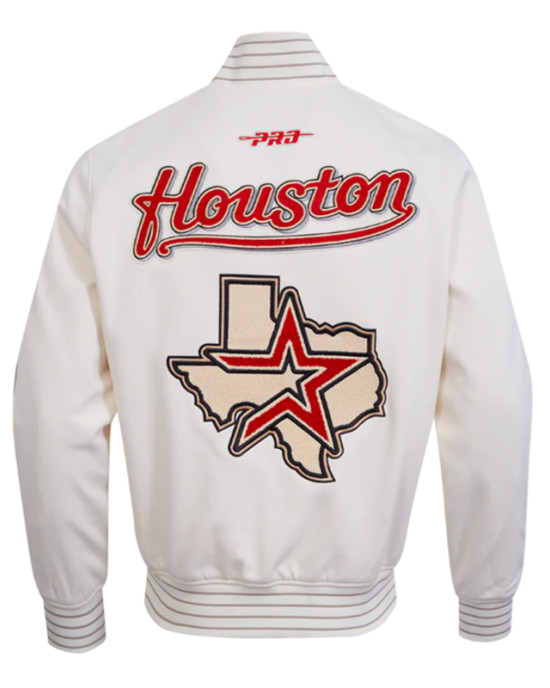 Houston Astros Logo Game Day Eggshell Jacket Houston Astros Logo Game Day Eggshell Jacket