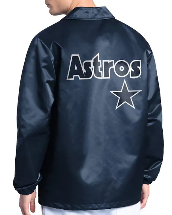 Houston Astros Point Man Coaches Navy Jacket Houston Astros Point Man Coaches Navy Jacket
