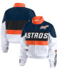 Houston Astros Racing Orange/White Full-Zip Jacket