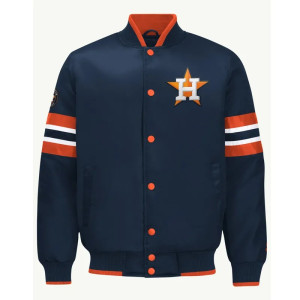 Shop Houston Astros Scout I Navy Satin Jacket