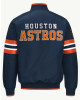Houston Astros Scout I Navy Satin Jacket