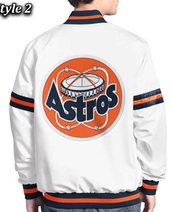 Houston Astros Varsity Scout Satin Jacket Houston Astros Varsity Scout Satin Jacket