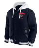 Houston Texans Navy Cotton Hooded Jacket Houston Texans Navy Cotton Hooded Jacket