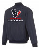 Houston Texans Navy/Red Full-Zip Reversible Flight Jacket
