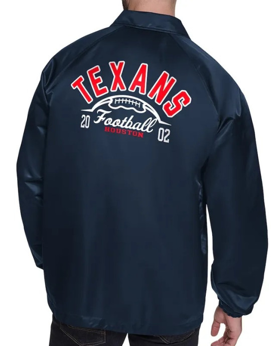 Houston Texans Retro Logo Coaches Jacket Houston Texans Retro Logo Coaches Jacket