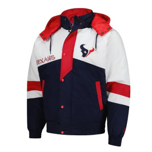Houston Texans Shoulder To Shoulder Full-Zip Navy Jacket