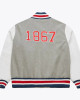 Howard Bison Homecoming Gray Varsity Jacket Howard Bison Homecoming Gray Varsity Jacket