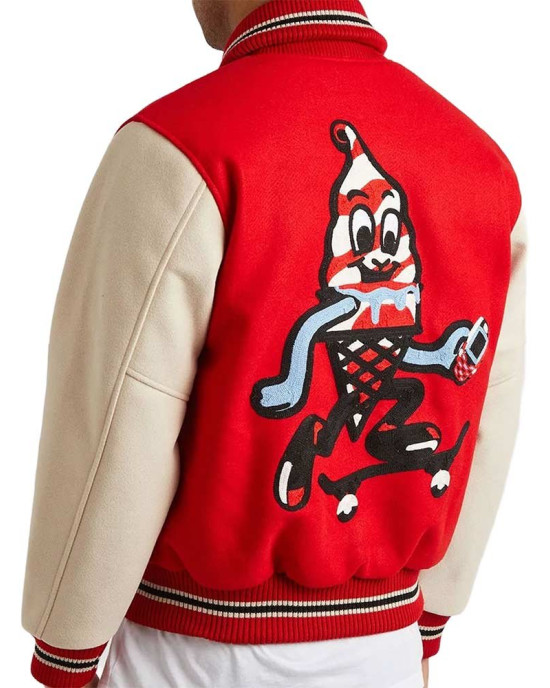 Icecream Team EU Skate Cone Wool Varsity Jacket Icecream Team EU Skate Cone Wool Varsity Jacket