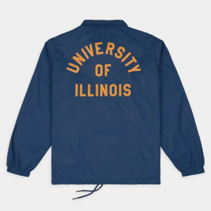 Illinois Fighting Illini Football Helmet Coaches Jacket