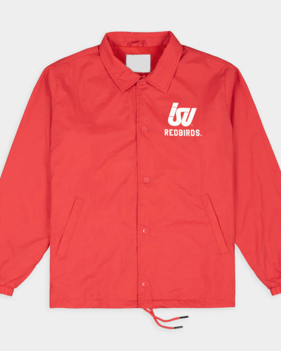 Illinois State Redbirds Vintage ISU Logo Coaches Jacket Illinois State Redbirds Vintage ISU Logo Coaches Jacket