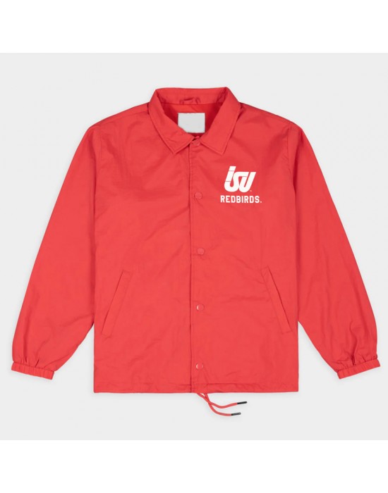 Illinois State Redbirds Vintage ISU Logo Coaches Jacket