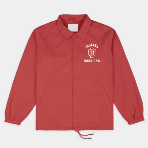 Indiana Hoosiers Classic Trident Coaches Jacket