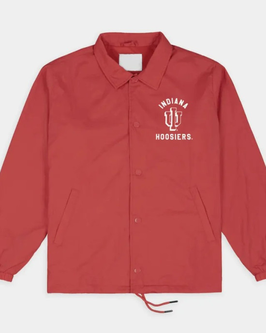Indiana Hoosiers Classic Trident Coaches Jacket Indiana Hoosiers Classic Trident Coaches Jacket