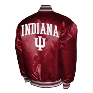 Indiana Hoosiers Club Satin Jacket