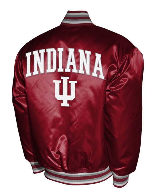 Indiana Hoosiers Club Satin Jacket