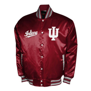 Indiana Hoosiers Club Satin Jacket