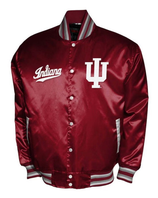 Indiana Hoosiers Club Satin Jacket