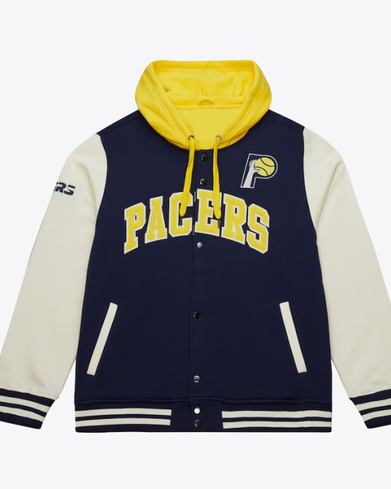Indiana Pacers Courtside Varsity Fleece Jacket