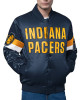Indiana Pacers Triple Option Varsity Satin Jacket