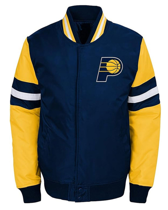 Indiana Pacers Youth Legendary Varsity Jacket Indiana Pacers Youth Legendary Varsity Jacket