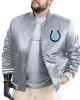Indianapolis Colts Adaptive Team Graphic Varsity Satin Jacket