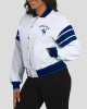 Indianapolis Colts Snap Front White Fleece Jacket