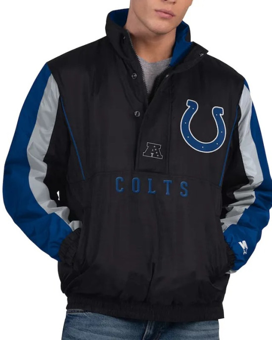 Indianapolis Colts Thursday Night Gridiron Half-Zip Jacket