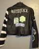 It’s Showtime Beetlejuice Leather Jacket