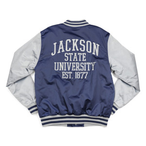 Jackson State Navy and Light Gray Jacket