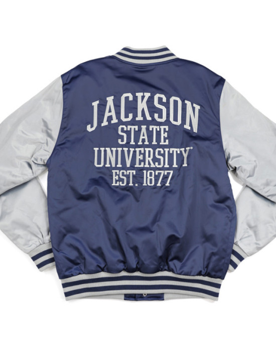Jackson State Navy and Light Gray Jacket Jackson State Navy and Light Gray Jacket
