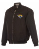 Jacksonville Jaguars Black/Gray Full-Zip Reversible Flight Jacket