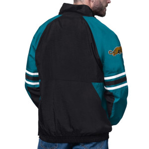 Jacksonville Jaguars Prospect Black Jacket - Half-Zip Pullover