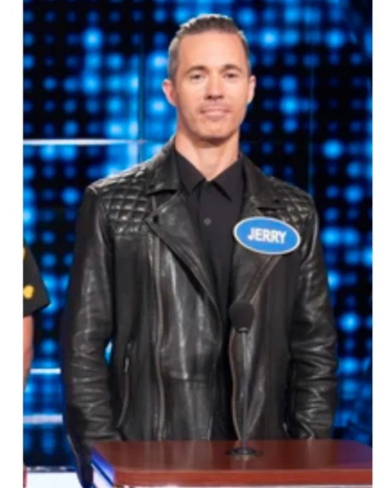 Jerry Horton Celebrity Family Feud Leather Jacket Jerry Horton Celebrity Family Feud Leather Jacket