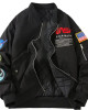 Joe Rogan Nasa Black Bomber Jacket Joe Rogan Nasa Black Bomber Jacket