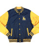 Johnson C. Smith Gold and Navy Baseball Jacket