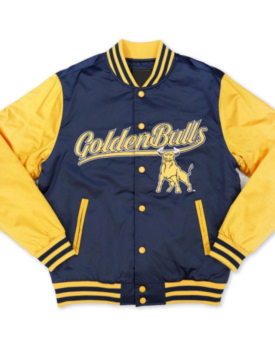 Johnson C. Smith Golden Bulls Navy and Gold Jacket Johnson C. Smith Golden Bulls Navy and Gold Jacket