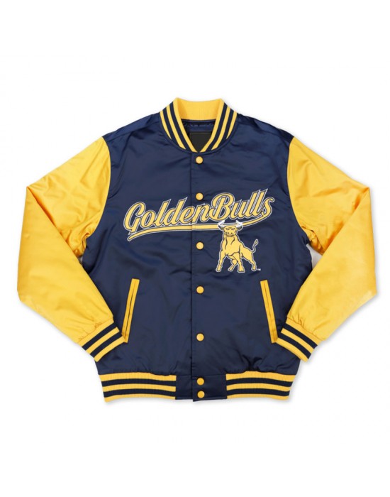 Johnson C. Smith Golden Bulls Navy and Gold Jacket