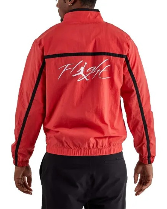 Jordan Essentials Woven Flight Red Varsity Jacket Jordan Essentials Woven Flight Red Varsity Jacket