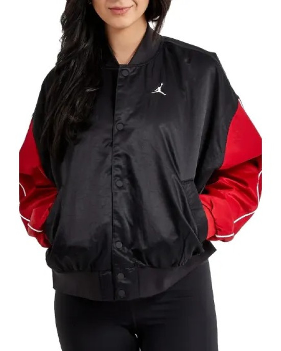 Jordan Flight Satin Varsity Jacket Jordan Flight Satin Varsity Jacket